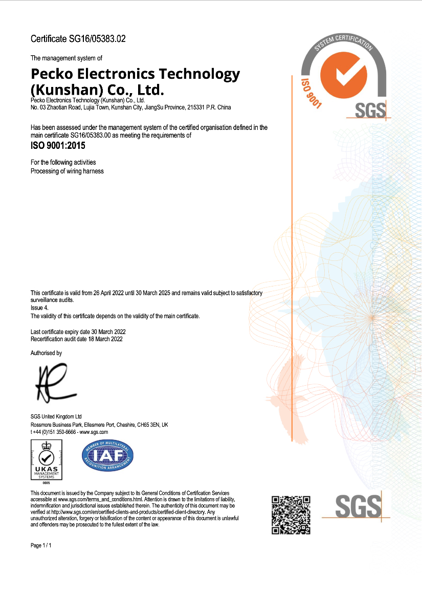 ISO Certificates